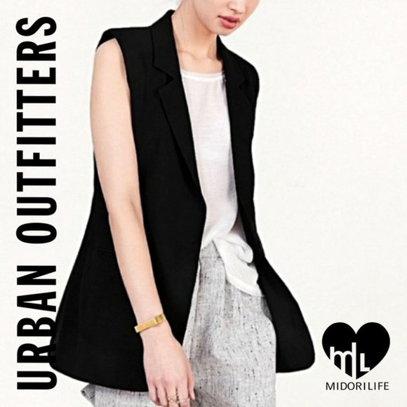 SILENCE + NOISE  Boyfriend Blazer Vest - Picture 1 of 5
